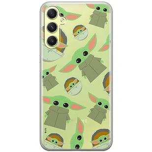 ERT GROUP etui na telefon Samsung A34 5G, case oryginalny i oficjalnie licencjonowany przez Star Wars, wzór Baby Yoda 006, optymalnie dopasowane, plecki z TPU częściowo przeźroczyste - Etui i futerały do telefonów - miniaturka - grafika 1