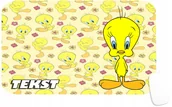 Podkładki pod mysz - PODKŁADKA POD MYSZKĘ Z NADRUKIEM TWEETY KANAREK PREZENT -TEKST -29X36 - miniaturka - grafika 1