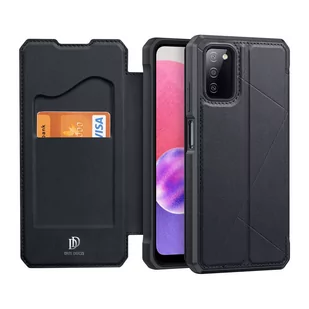 Dux Ducis Skin X kabura etui pokrowiec z klapką Samsung Galaxy A03s czarny - Etui i futerały do telefonów - miniaturka - grafika 1
