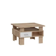 Ławy i stoliki kawowe - Ława Gamma MebloCross Dąb Artisan / Biały Połysk - miniaturka - grafika 1