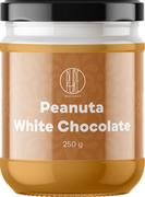 Słodkie kremy i masła - BrainMax Pure Peanuta, Krem z orzeszków ziemnych z białą czekoladą, 250g - miniaturka - grafika 1