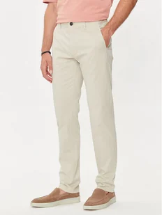 Boss Chinosy Chino_Slim 50510933 Beżowy Slim Fit - Spodnie męskie - miniaturka - grafika 1
