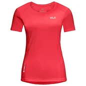 Koszulki i topy damskie - Jack Wolfskin Jack Wolfskin Damski T-shirt Narrows T-shirt damski czerwony czerwony L 1807361-668-Large - miniaturka - grafika 1