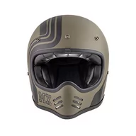Kaski motocyklowe - PREMIER HELMET MX BTR MILITARY GREEN BM, MILITARY GREEN/BLACK, S - miniaturka - grafika 1