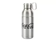 Shakery i bidony sportowe - Bidon termiczny 0,650 L. ELITE  THERMAL MIA COCA-COLA SILVER - miniaturka - grafika 1
