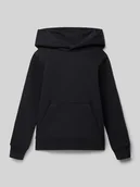 Swetry dla chłopców - Bluza o kroju regular fit z kapturem i kieszenią kangurką model ‘Jeurban’ - miniaturka - grafika 1