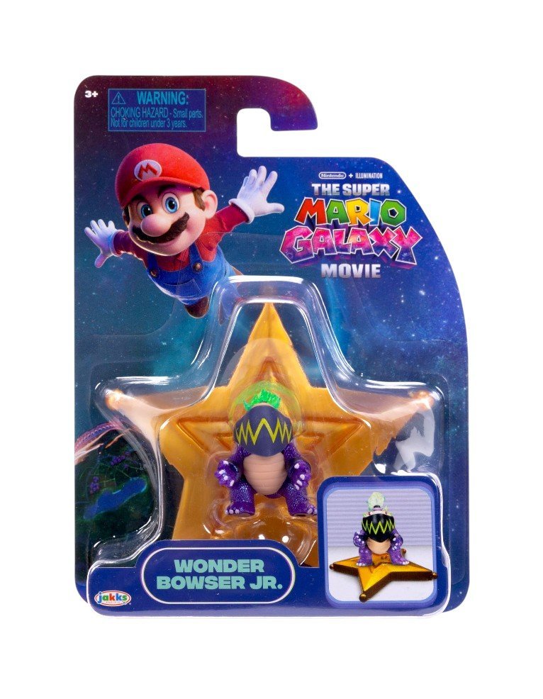 Figurka Super Mario Galaxy Wonder Bowser Jr 4cm