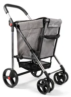 Torby i wózki na zakupy - Wózek na zakupy składany Rolser Basket Tweed - grey - miniaturka - grafika 1