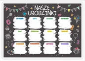 Tablice i flipcharty - LearnHow Kalendarz urodzinowy - Tablica kredowa - kalendarz - miniaturka - grafika 1