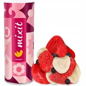 Bakalie - Liofilizowane "Duże chrupiące owoce - Banan, truskawka, jagoda" Mixit, 160g - miniaturka - grafika 1