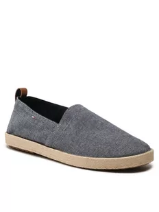 Tommy Hilfiger Espadryle Th Espadrille Core Chambray FM0FM04451 Granatowy - Espadryle męskie - miniaturka - grafika 1