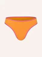 Stroje kąpielowe - Seafolly Dół Od Bikini Z Wysokim Stanem Beach Bound orange - miniaturka - grafika 1