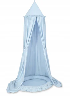 Zestaw: baldachim wiszący do pokoju dziecięcego bawełniany i gniazdko z fal - Pościel dla dzieci - miniaturka - grafika 1