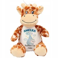 Maskotki i pluszaki - Miś Maskotka Przytulanka Żyrafa Kocham Cię IMIĘ Wz - miniaturka - grafika 1