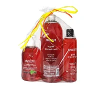 Zestawy kosmetyków damskich - BINGOSPA ZESTAW BOROWINOWA PIELĘGNACJA ŻEL POD PRYSZNIC + KĄPIEL BOROWINOWA + MYDEŁKO BOROWINOWE Z MIŁORZĘBEM - miniaturka - grafika 1