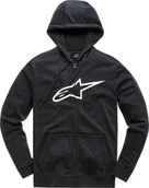 Bluzy męskie - Alpinestars Bluza z kapturem ALPINESTARS AGELESS II ZIP HOODIE, Black/White Rozmiar: S - miniaturka - grafika 1
