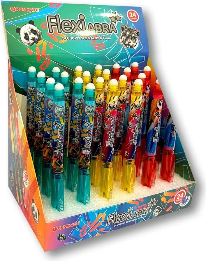 Długopis ścieralny Flexi Abra Wild (24szt) PENMATE