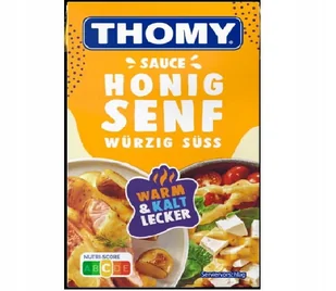Thomy Honig Senf Słodki Sos z Niemiec - Musztardy - miniaturka - grafika 1