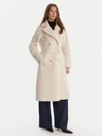 Płaszcze damskie - Guess Kożuch W5BL62 W4190 Biały Regular Fit - miniaturka - grafika 1