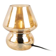 Noże stołowe - Jasnobrązowa szklana lampa stołowa Leitmotiv Glass, wys. 18 cm - miniaturka - grafika 1