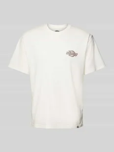 T-shirt z nadrukiem z logo model ‘WOOD’ - Koszulki męskie - miniaturka - grafika 1