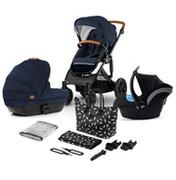 Wózki dziecięce - KinderKraft 3w1 Prime - Deep Navy - miniaturka - grafika 1