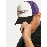 Czapki męskie - Czapka z daszkiem New Era NBA Graphic Trucker 60565435 Fioletowy - miniaturka - grafika 1