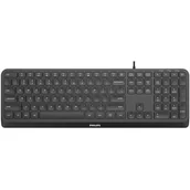 Klawiatury - PHILIPS SPK6207B/00 czarna - miniaturka - grafika 1