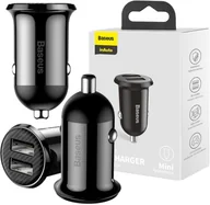 Ładowarki samochodowe - ŁADOWARKA SAMOCHODOWA Baseus Grain Pro CCALLP-01 24W 4.8A 2x USB-A - miniaturka - grafika 1