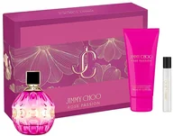 Zestawy kosmetyków damskich - Zestaw damski Jimmy Choo Rose Passion Woda perfumowana 100 ml + Miniatura Woda perfumowana 7.5 ml + Balsam do ciała 100 ml (3386460149747) - miniaturka - grafika 1