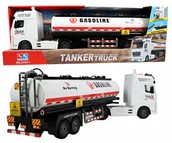 Samochody i pojazdy dla dzieci - CYSTERNA DUŻA CIĘŻARÓWKA SAMOCHÓD DO PRZEWOZU PALIWA AUTO ŚWIATŁO DŹWIĘK - miniaturka - grafika 1