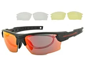 Okulary sportowe - Okulary sportowe z ramką korekcyjną i wymiennymi soczewkami GOGGLE E840-1R - miniaturka - grafika 1