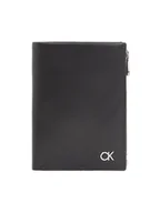 Portfele - Calvin Klein Duży Portfel Męski Metal Ck K50K511688 Czarny - miniaturka - grafika 1