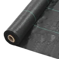 Agrowłókniny - vidaXL Mata szkółkarska, agrotkanina PP, 2x5 m, czarna vidaXL - miniaturka - grafika 1