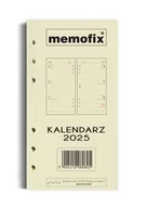 Kalendarze - Wkład kalendarzowy 2025 tygodniowy B6 Antra - miniaturka - grafika 1