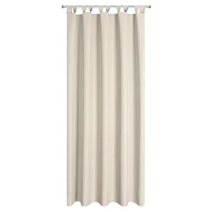 Zasłona ogrodowa Gardenia jasnobeżowa 155 x 240 cm na szelkach - Zasłony - miniaturka - grafika 1