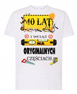 Koszulka T-Shirt na 40 Urodziny Prezent 40LAT XS - Koszulki męskie - miniaturka - grafika 1