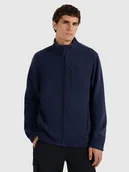 Bluzy męskie - 4F Polar regular ze stójką męski - granatowy XXL - miniaturka - grafika 1