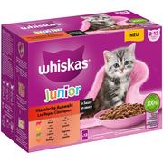 Mokra karma dla kotów - Whiskas Junior w saszetkach, 12 x 85 g - Wybór dań klasycznych w sosie - miniaturka - grafika 1