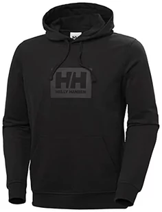 Helly Hansen Helly-Hansen Męska bluza z kapturem Hh Box, Czarny, M 53289 - Bluzy męskie - miniaturka - grafika 1