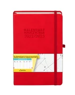 Kalendarze - Kalendarz 2022/2023 A5 Nauczyciela TDW czerwony - miniaturka - grafika 1