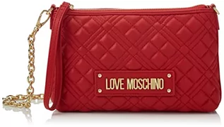 Torebki damskie - Love Moschino Damska torba na ramię Borsa pikowana PU Rosso Blue Denim, 18 x 61 x 4 - grafika 1