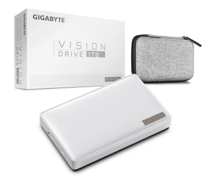 Gigabyte Dysk zewnętrzny SSD Vision Drive 1 TB Biały GP-VSD1TB GP-VSD1TB