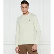 Swetry męskie - POLO RALPH LAUREN Wełniany sweter Regular Fit - miniaturka - grafika 1