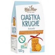 Zdrowa żywność - BiaMar Bezglutenowe ciastka kruche bez cukru 130g - miniaturka - grafika 1