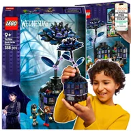 Klocki - ZESTAW LEGO DLA CHŁOPCA I DZIEWCZYNKI LEGO WEDNESDAY Czarna Dalia z Wazonem Lego Kwiat Seria WEDNESDAY ADDAMS (76784) Prezent Dla Chłopca Wnuczka .. - miniaturka - grafika 1