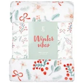 Koce - Koc Winter Vibes 150X200 Cm Biały - miniaturka - grafika 1