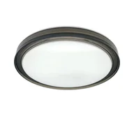 Lampy sufitowe - LED Ściemn. koup Plafon HALINA LED/48W/230V 3000-6000K śr. 38 cm czarny + pilot - miniaturka - grafika 1