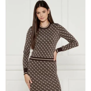 GUESS Sweter LISE | Slim Fit - Swetry damskie - miniaturka - grafika 1