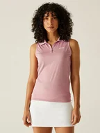 Koszulki i topy damskie - Regatta Funkcyjny top polo "Tima II" w kolorze jasnoróżowym - miniaturka - grafika 1